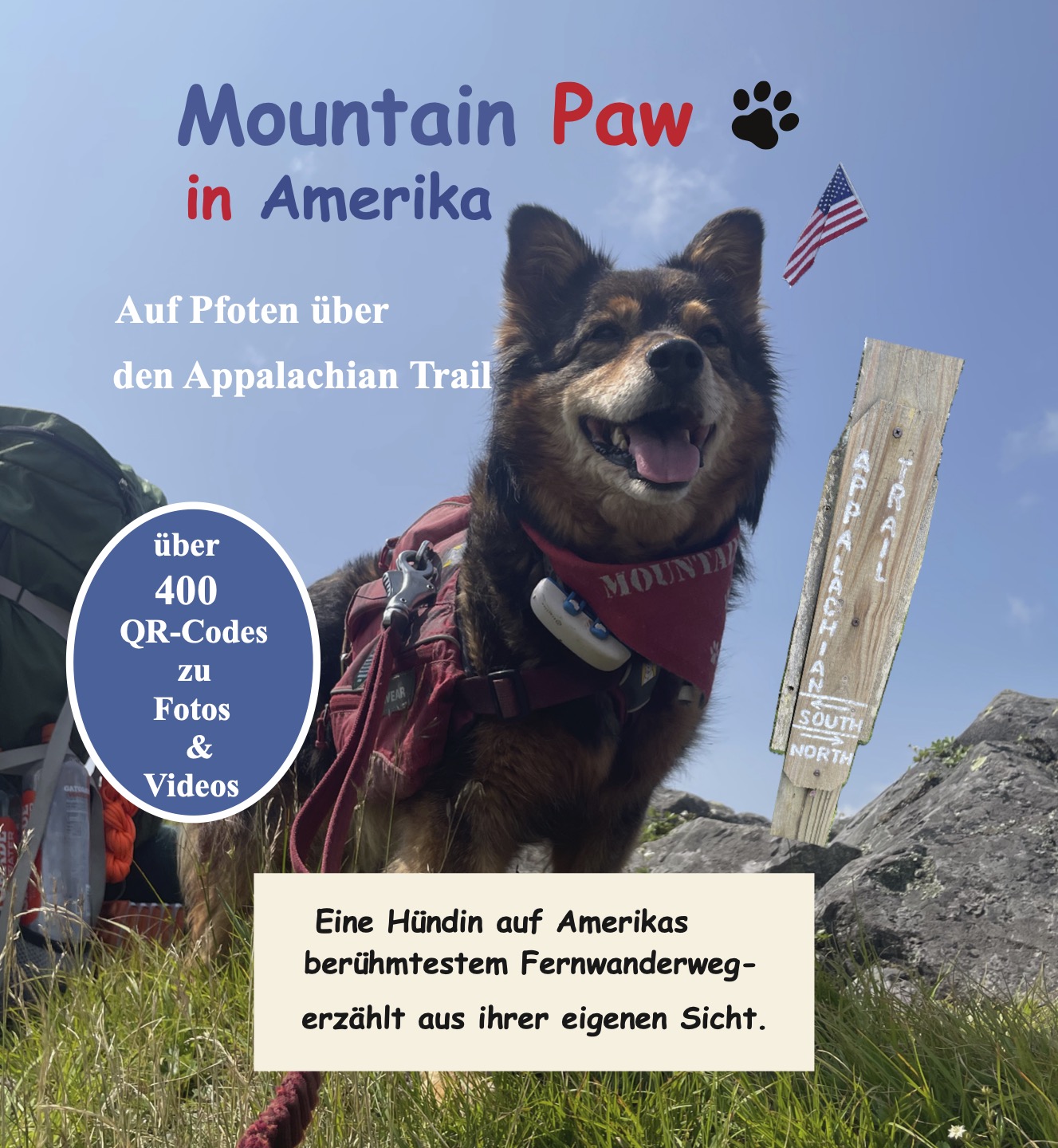 Buchcover Mountain Paw in Amerika - Auf Pfoten über den Appalachian Trail